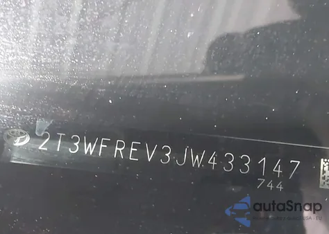 2018 Toyota Rav4 Xle from USA, damaged, VIN 2T3WFREV3JW433147